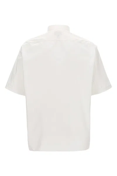 Shop Fendi Men ' Roma' Shirt In White