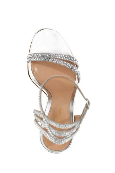 Shop Gianvito Rossi Women 'freesia' Sandals In Silver