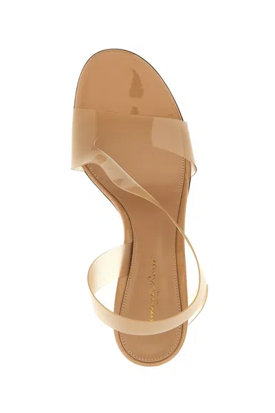 Shop Gianvito Rossi Women 'metropolis' Sandals In Cream