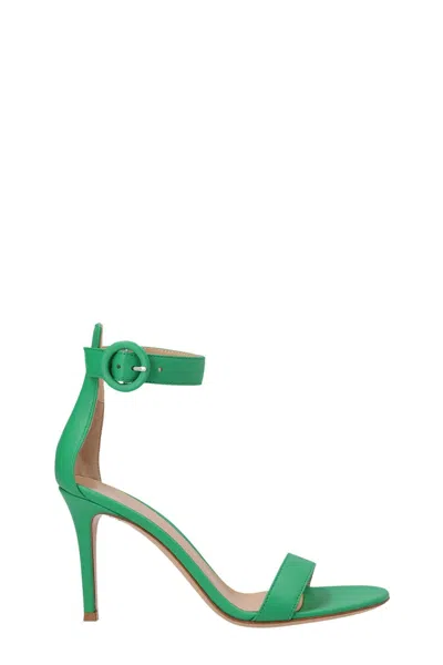 Shop Gianvito Rossi Women 'portofino' Sandals In Green
