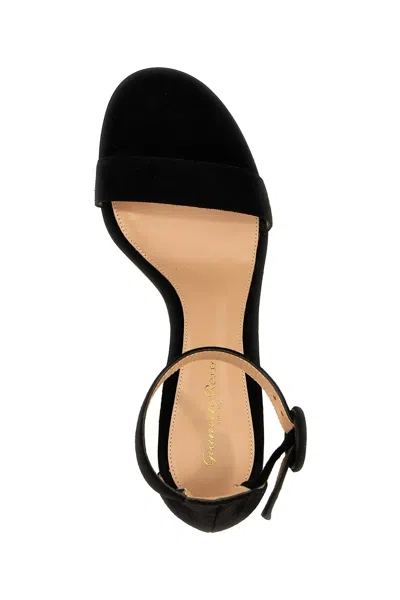 Shop Gianvito Rossi Women 'versilia' Sandals In Black