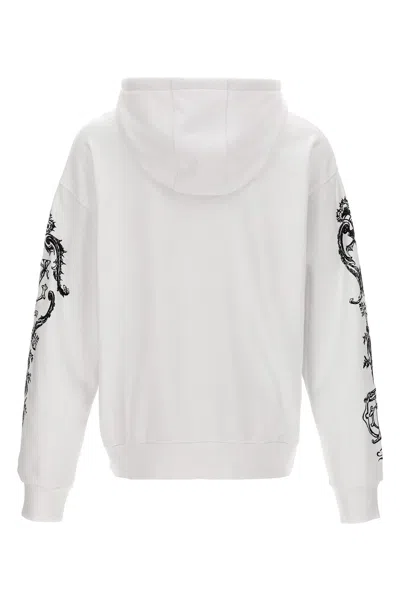 Shop Givenchy Men Embroidery And Print Hoodie In Multicolor