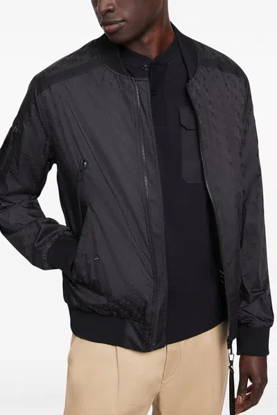 Shop Moose Knuckles Men 'courville' Bomber Jacket In Black