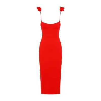 Shop Magda Butrym Midi Dress Clothing In Red