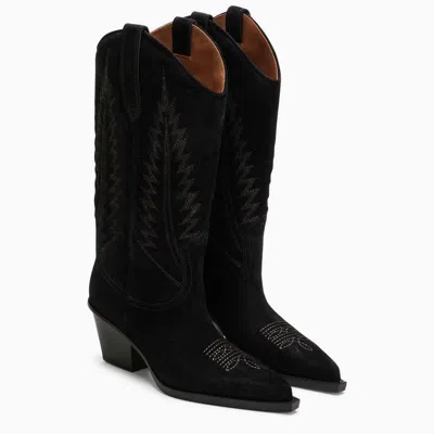Shop Paris Texas Boots In Black