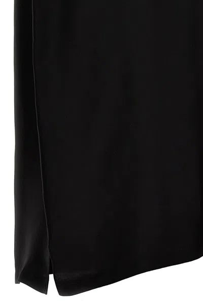 Shop Prada Men Logo Print Silk Shirt In Black