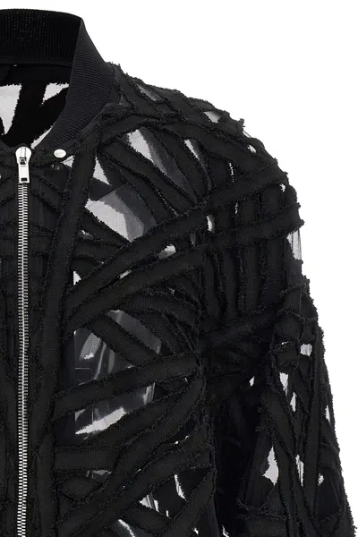 Shop Rick Owens Women 'peter Flight' Bomber Jacket In Black