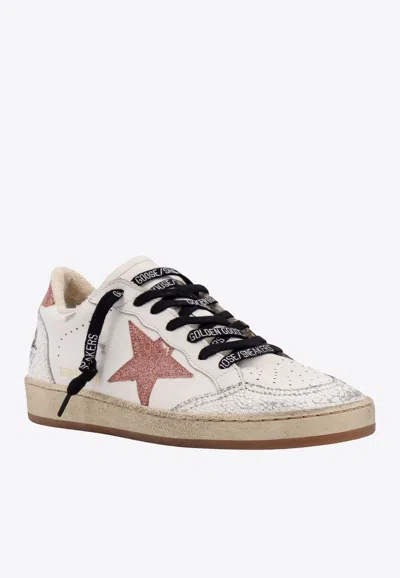 Shop Golden Goose Db Ball Star Leather Low-top Sneakers In White