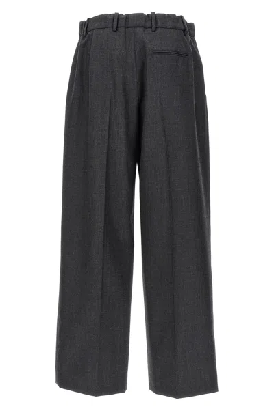 Shop The Row Women 'roan' Trousers In Gray
