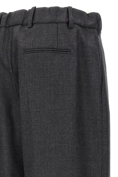 Shop The Row Women 'roan' Trousers In Gray