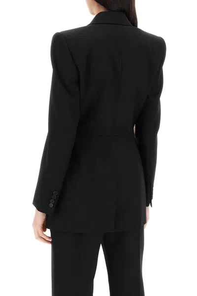 Shop Alexander Mcqueen Fitted Jacket With Bustier Details