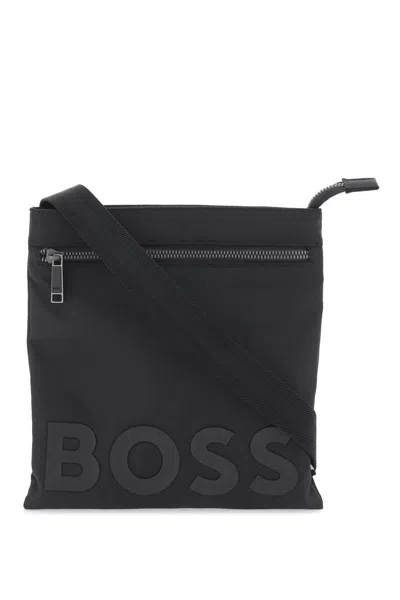 Shop Hugo Boss Boss Recycled Material Crossbody Bag