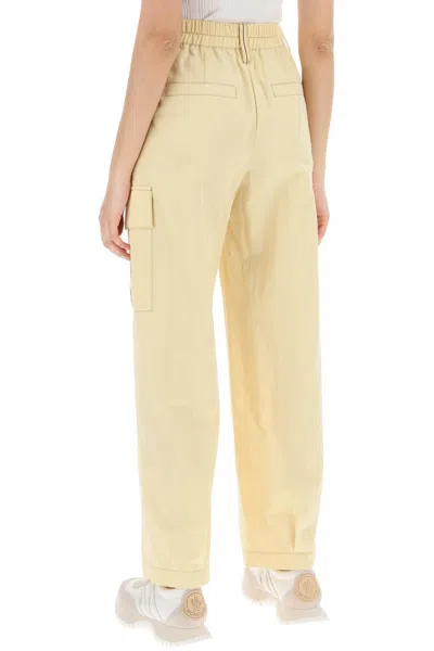 Shop Brunello Cucinelli Gabardine Utility Pants With Pockets And