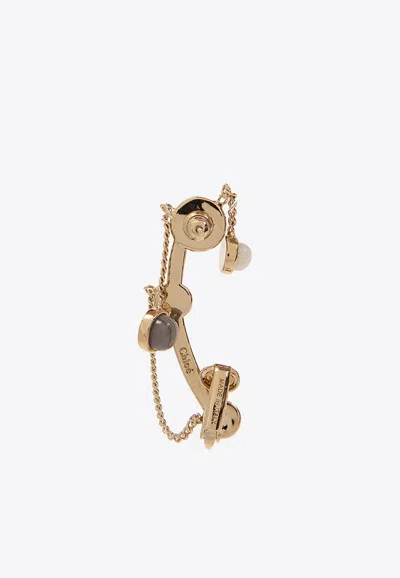 Shop Chloé Cancer Gold-plated Ear Cuff