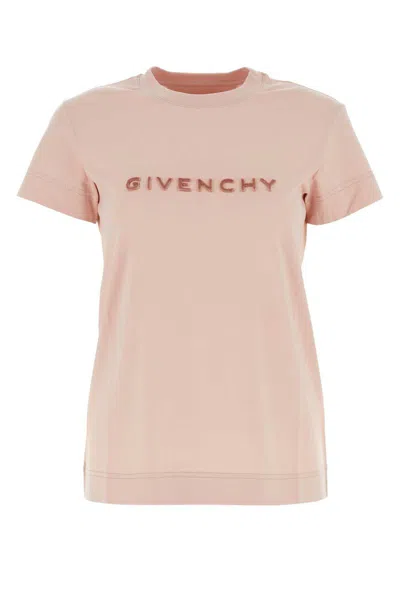 Shop Givenchy Cotton Crew-neck T-shirt In Pink