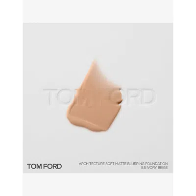 Shop Tom Ford 5.6 Ivory Beige Architecture Soft Matte Blurring Foundation