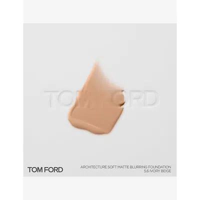 Tom Ford 5.6 Ivory Beige Architecture Soft Matte Blurring Foundation In 5.6 Ivory Beige