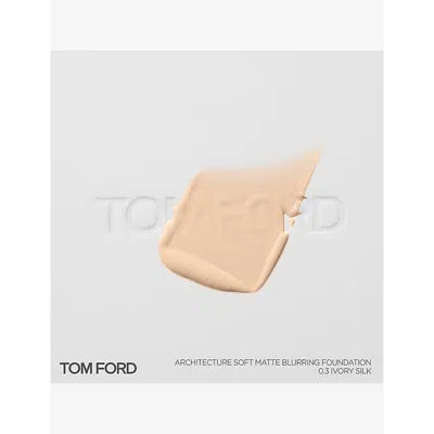 Shop Tom Ford 0.3 Ivory Silk Architecture Soft Matte Blurring Foundation