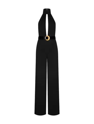 Shop Tom Ford Stretch Sable` Jumpsuit In Black