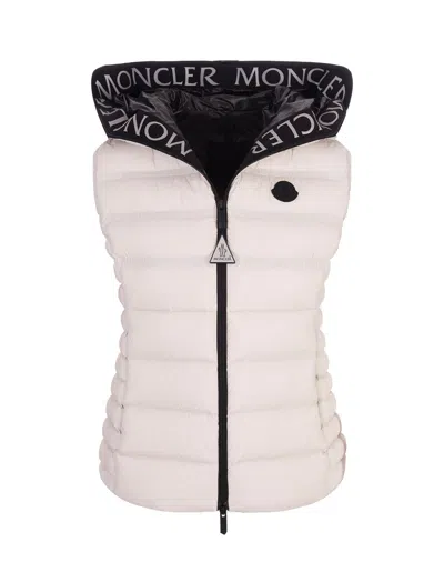 Shop Moncler Ice Grey Aliterse Padded Vest