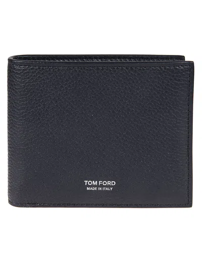 Shop Tom Ford Classic Bifold Wallet In Midnight Blue
