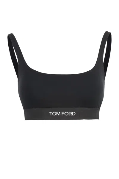 Shop Tom Ford Sports Bra In Black
