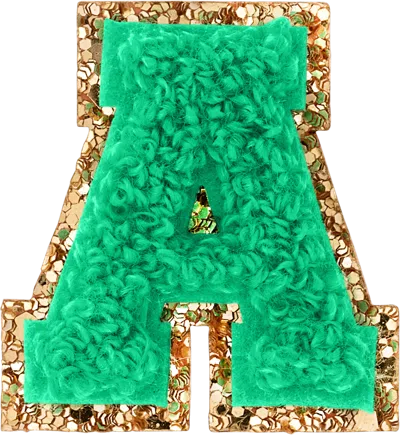 Shop Stoney Clover Lane Avocado Mini Glitter Varsity Letter Patch
