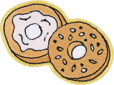 Stoney Clover Lane Bagel With Cream Cheese Patch