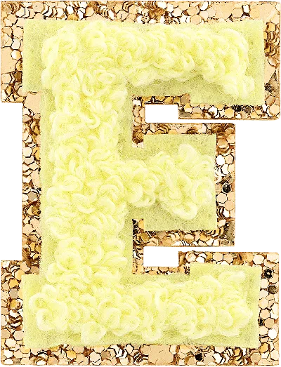 Stoney Clover Lane Banana Mini Glitter Varsity Letter Patch