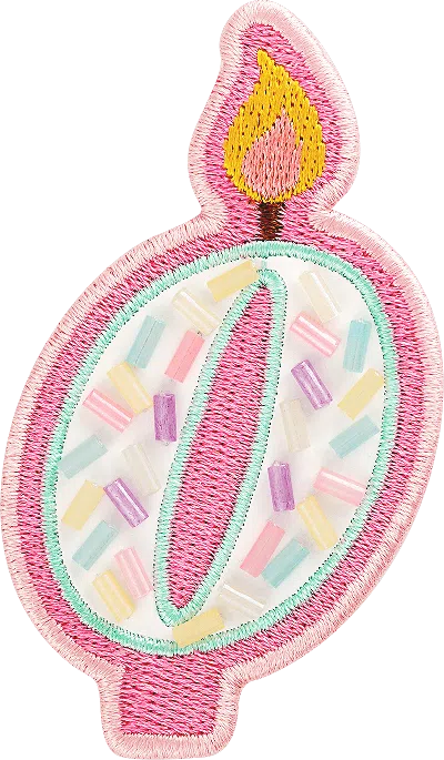 Stoney Clover Lane Birthday Candle Patch