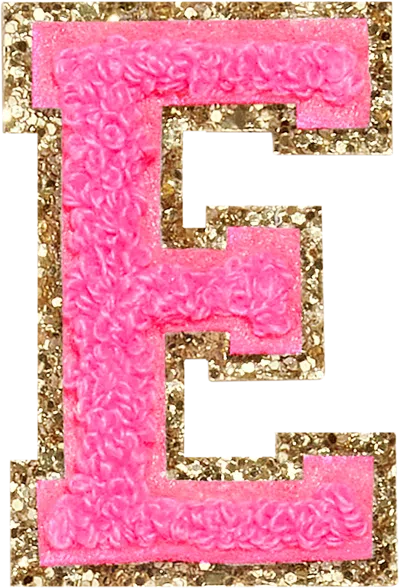 Shop Stoney Clover Lane Bubblegum Glitter Varsity Letter Patch