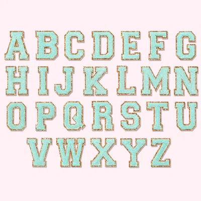 Stoney Clover Lane Cotton Candy Glitter Varsity Letter Patch