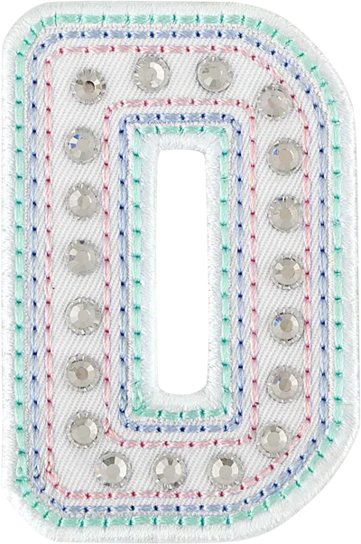 Stoney Clover Lane Crystal Pastel Letter Patch
