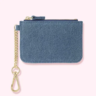 Stoney Clover Lane Denim Keychain Wallet