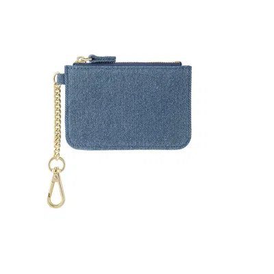 Stoney Clover Lane Denim Keychain Wallet