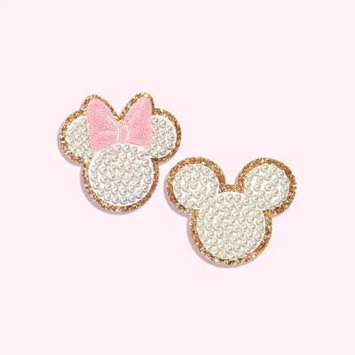 Stoney Clover Lane Disney Minnie Mouse Small Glitter Pearl Patch