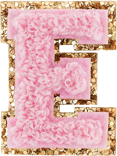 Stoney Clover Lane Flamingo Mini Glitter Varsity Letter Patch