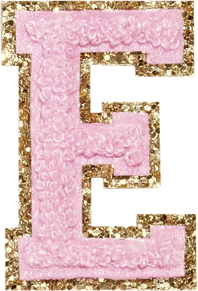 Stoney Clover Lane Flamingo Glitter Varsity Letter Patch