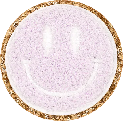 Scl2016 Glitter Smiley Face Patch