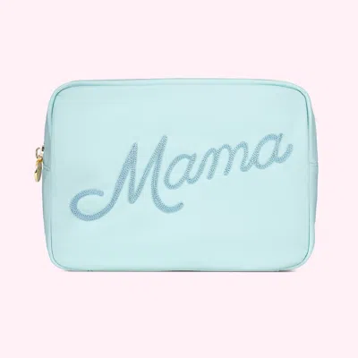 STONEY CLOVER LANE HAND EMBROIDERED MAMA LARGE POUCH 