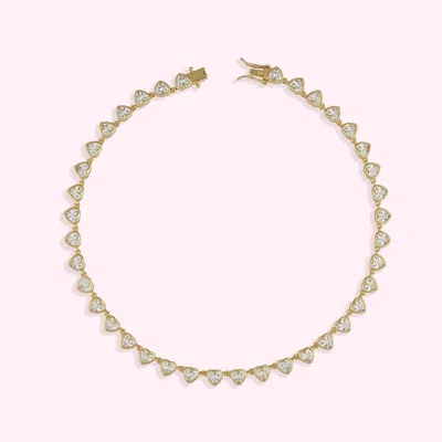 Stoney Clover Lane Hey Maeve Crystal Heart Necklace