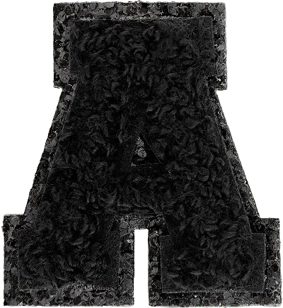 Stoney Clover Lane Noir Mini Glitter Varsity Letter Patch