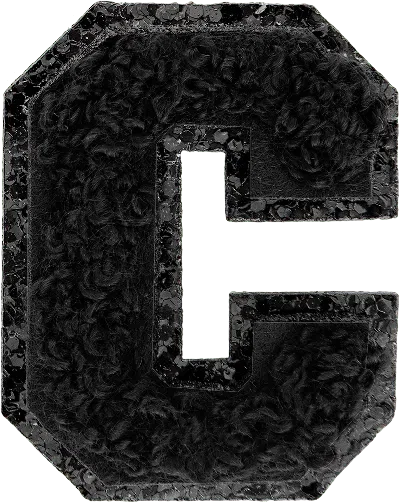 Stoney Clover Lane Noir Mini Glitter Varsity Letter Patch