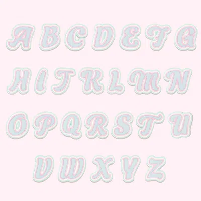Stoney Clover Lane Nylon Pastel Letter Patch