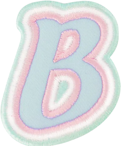 Stoney Clover Lane Nylon Pastel Letter Patch