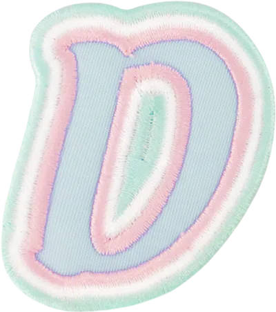 Stoney Clover Lane Nylon Pastel Letter Patch