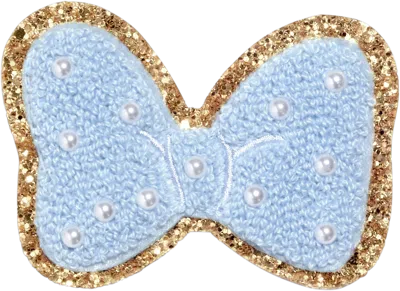 Stoney Clover Lane Periwinkle Disney Minnie Mouse Pearl Bow Patch