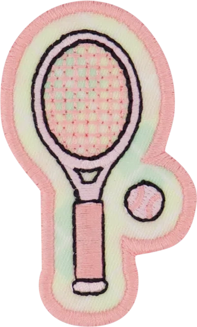 Shop Stoney Clover Lane Pink Tennis Racket Patch