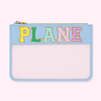 Shop Stoney Clover Lane Plane Clear Flat Pouch