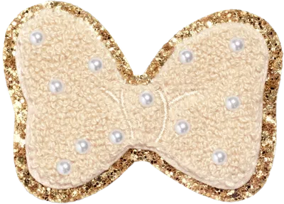 Stoney Clover Lane Sand Disney Minnie Mouse Pearl Bow Patch